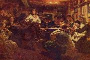 Ilya Repin Party France oil painting artist